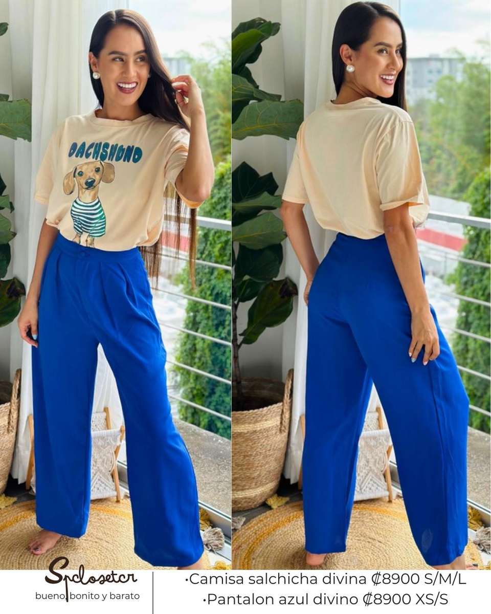 Pantalon azul divino