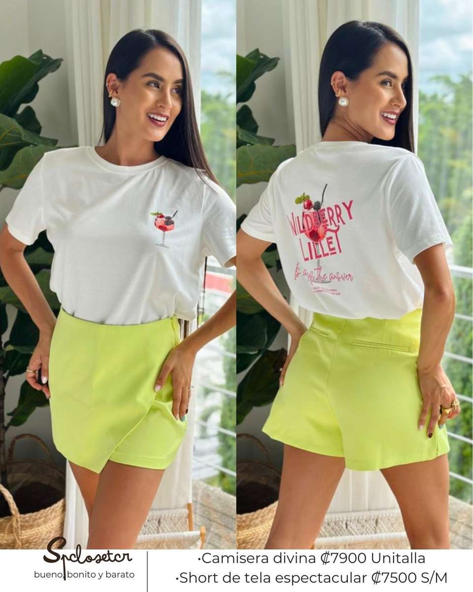 Short de tela espectacular