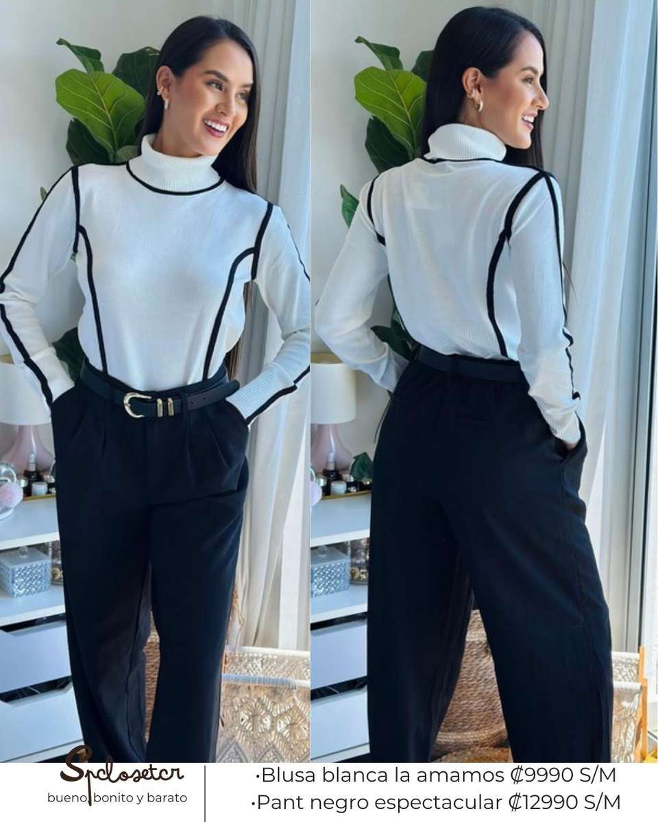 Pant negro espectacular