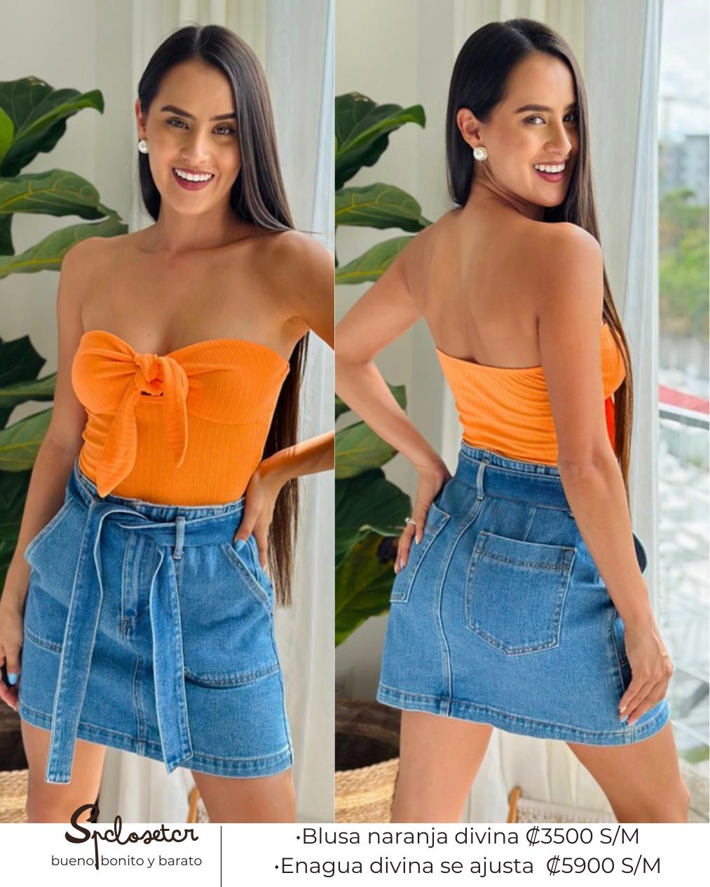 Blusa naranja divina
